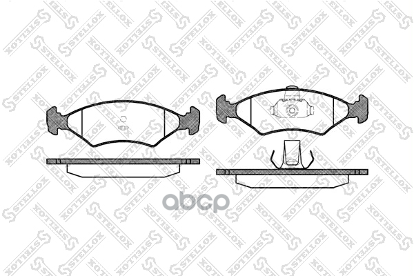 Колодки Дисковые П Ford Escort 1.1-1.8D 80-90 130000Sx Stellox арт. 130000SX