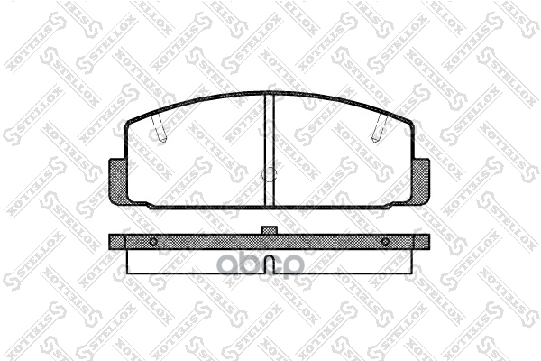 колодки дисковые з Mazda 626 GF/GW 1.8i/2.0i/2.0D 190020SX Stellox арт. 190020SX