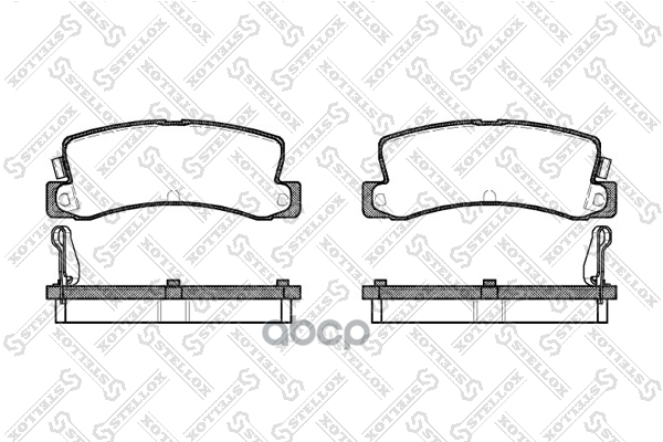 Колодки Тормозные Дисковые™Stellox 225004Sx Stellox арт. 225004SX