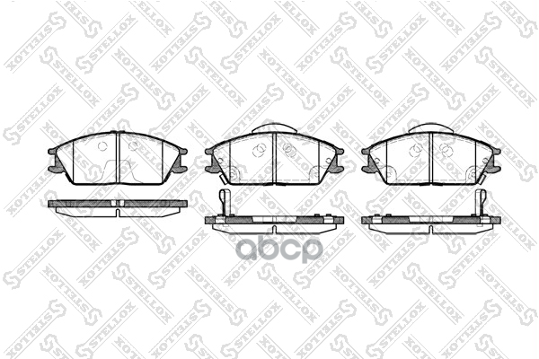 колодки дисковые п Hyundai Accent  235022BSX Stellox арт. 235022BSX