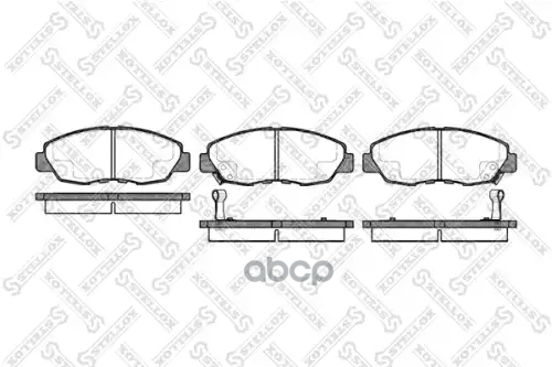 Колодки тормозные дисковые™STELLOX Stellox арт. 335002SX