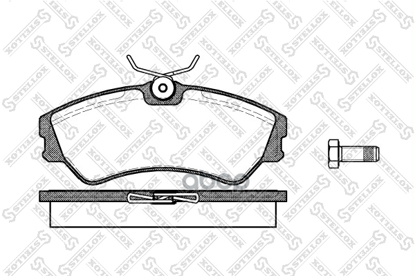 Колодки Дисковые П Vw T4 1.8-2.5/1.9D/Td 90 394000Sx Stellox арт. 394000SX