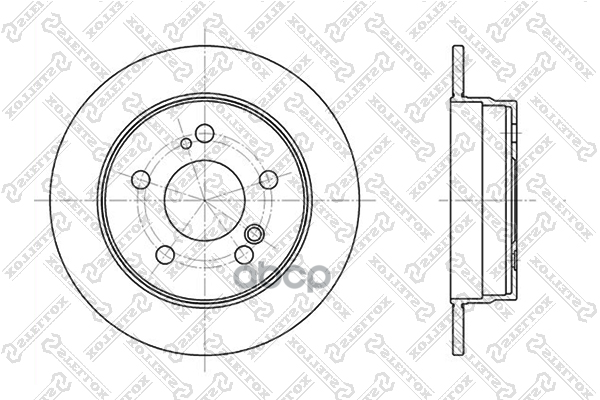 диск тормозной задн.  60203307SX Stellox арт. 60203307SX