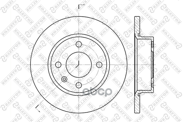 диск тормозной перед.  60204305SX Stellox арт. 60204305SX