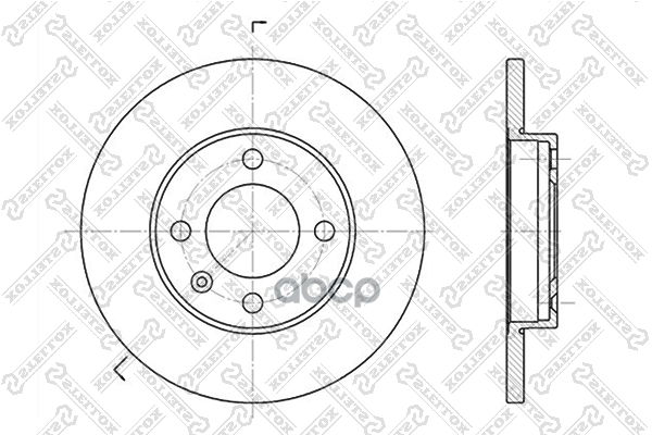 диск тормозной перед.  60209933SX Stellox арт. 60209933SX