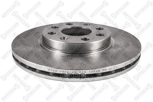 Диск тормозной передний Fiat Punto 05>, Opel Adam/Corsa D 06>,Vau Stellox арт. 60209957SX