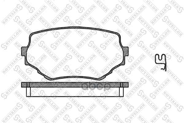 Колодки дисковые п. Suzuki GrandVitara 98>/ XL7 02> Stellox арт. 605002SX