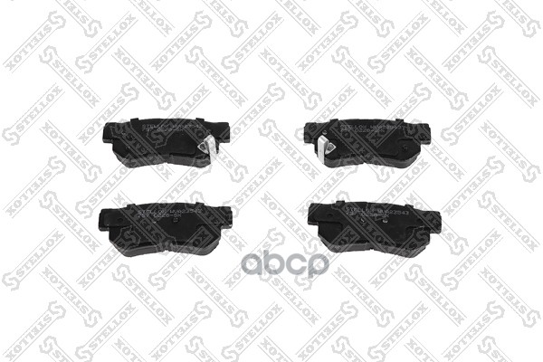 Колодки дисковые з. с антискр.пл. KIA Magentis 01>,Hyundai Sonata Stellox арт. 757002BSX