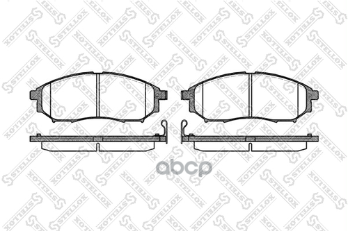 Колодки дисковые п. Nissan Murano 3.5 Stellox арт. 863014SX