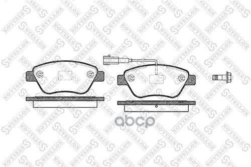 Колодки тормозные дисковые™STELLOX 869011SX Stellox арт. 869011SX