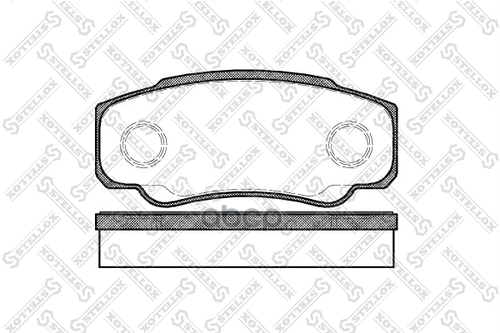 колодки дисковые з Peugeot Boxer,Fiat Ducato,Citroe 972000SX Stellox арт. 972000SX