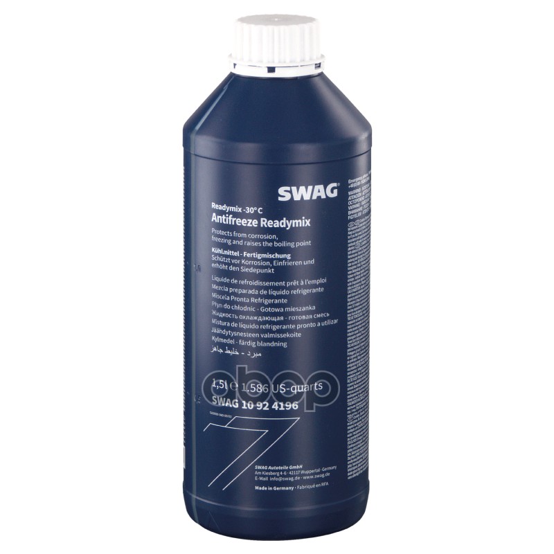 Антифриз Синий Готовый К Применению Mb 325.0 1.5L 10924196 Swag арт. 10924196