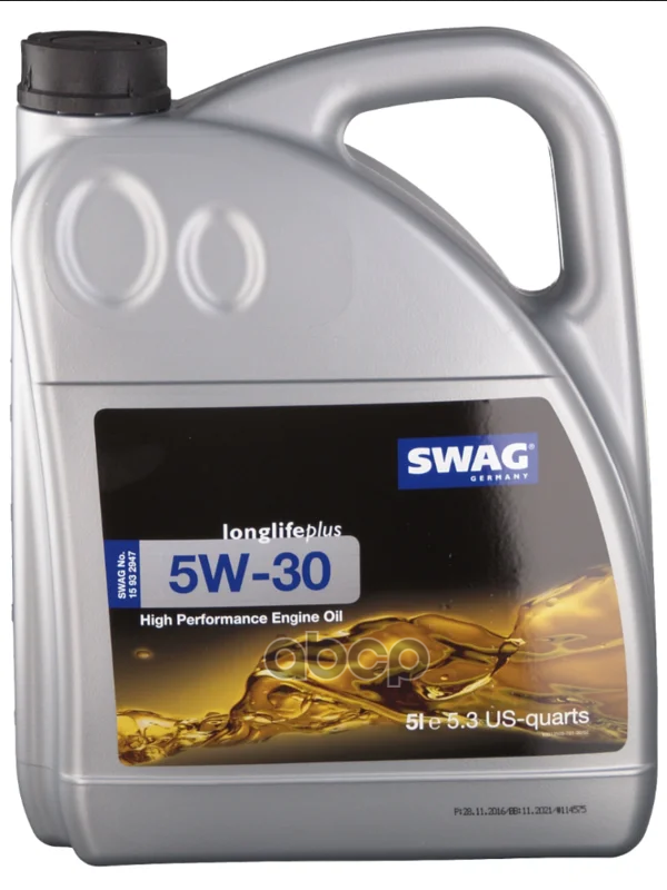 Swag Масло Моторное 5W-30 Ll Plus (5Л) 15932947