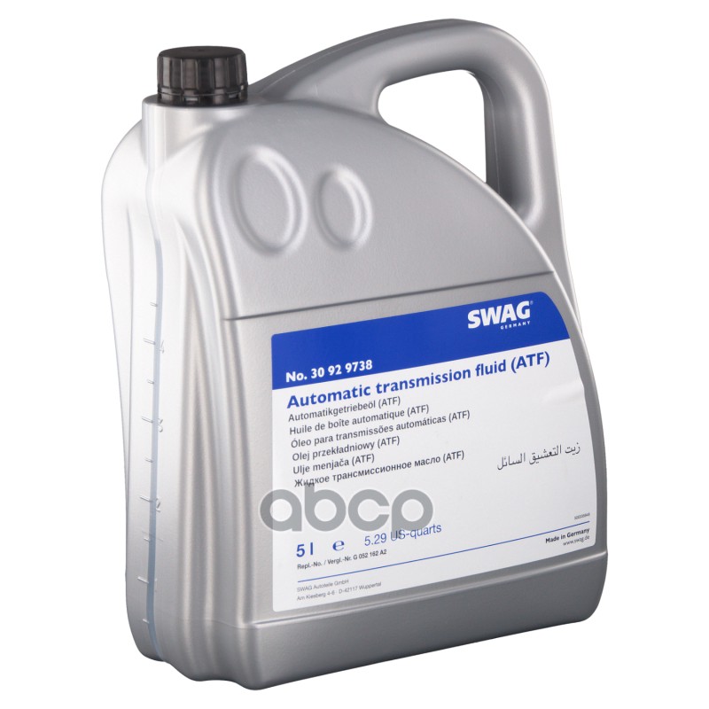 Масло Акпп 5L Atf Желтое 30929738 Swag арт. 30929738