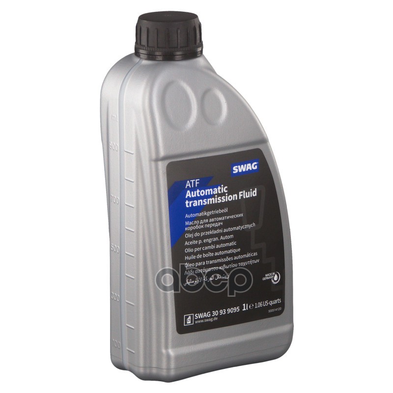 Масло Трансмиссионное Swag Automatic Transmission Fluid (Зеленое) 1Л 30939095 Swag арт. 30939095