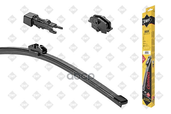 Щетка Стеклоочистителя Задняя Connect Бескаркасная 380/15` (Универсальные Адаптеры ) Swf арт. 262233