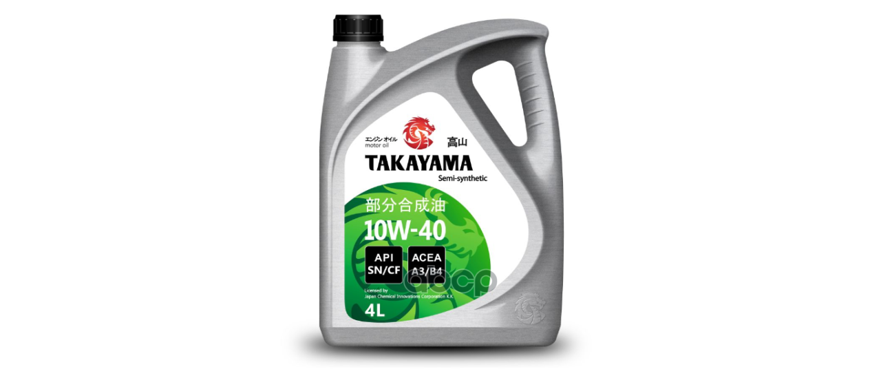 TAKAYAMA Масло Моторное Takayama 10W-40 A3/B4 Sn/Cf 4Л 605517