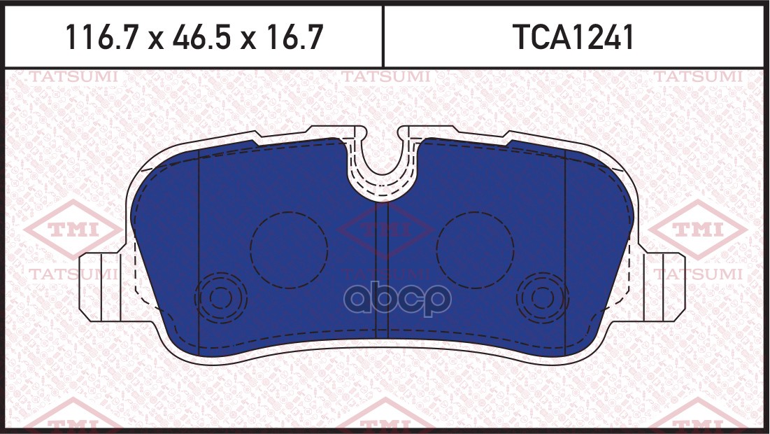 Колодки Тормозные Дисковые Land Rover Discovery/Range Rover/Range Rover Sport 04-> TATSUMI арт. TCA1241