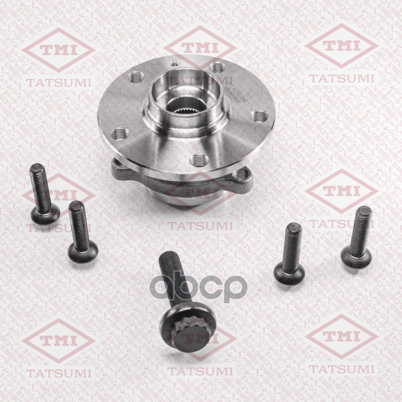 Ступица передняя AUDI A3 03-SKODA Octavia/Yeti 04-VW Golf/Jetta/Touran/Tiguan/Passat 03- TDE1031 TATSUMI арт. TDE1031