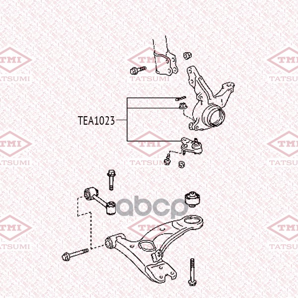 Опора шаровая нижняя L/R TATSUMI арт. TEA1023