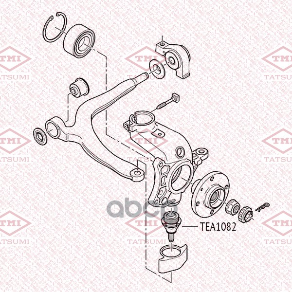 Опора шаровая нижняя L/R TATSUMI арт. TEA1082