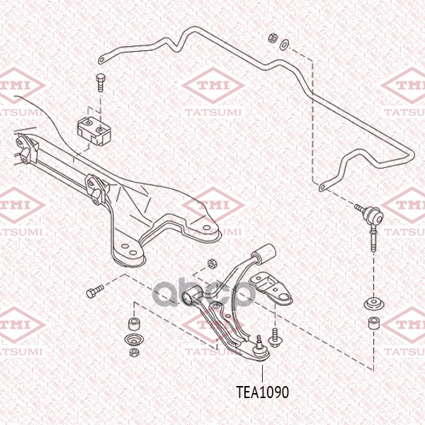 Опора Шаровая | Перед Прав | TATSUMI арт. TEA1090