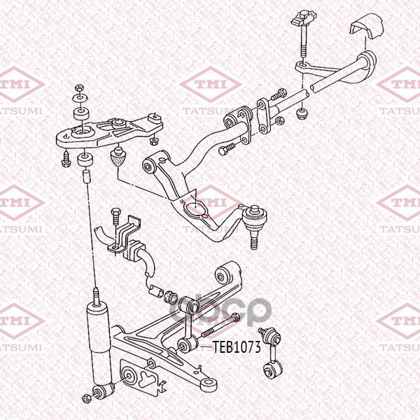 Тяга стабилизатора передняя L/R TATSUMI арт. TEB1073