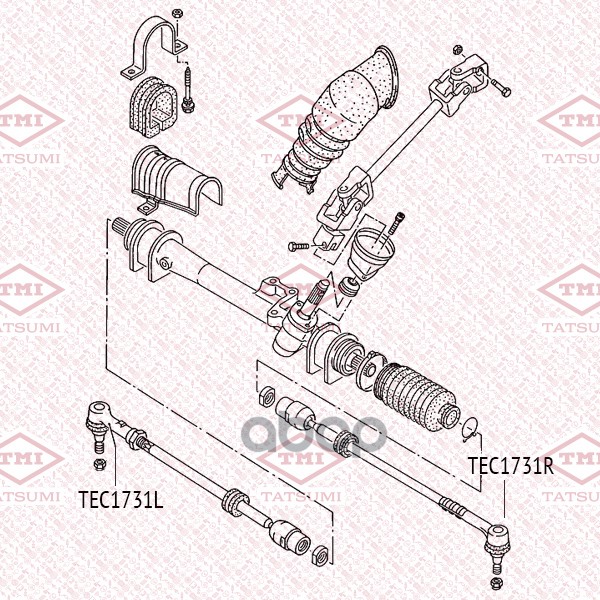 Наконечник рулевой тяги R TATSUMI арт. TEC1731R