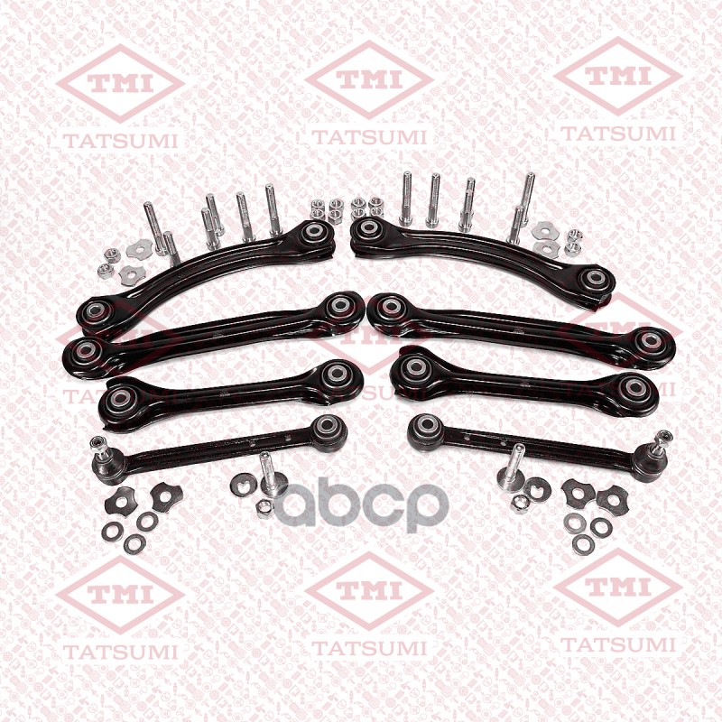 Комплект рычагов задней подвески [8 рычагов) MERCEDES-BENZ W124/129/201/202 TEE1058 TATSUMI арт. TEE1058