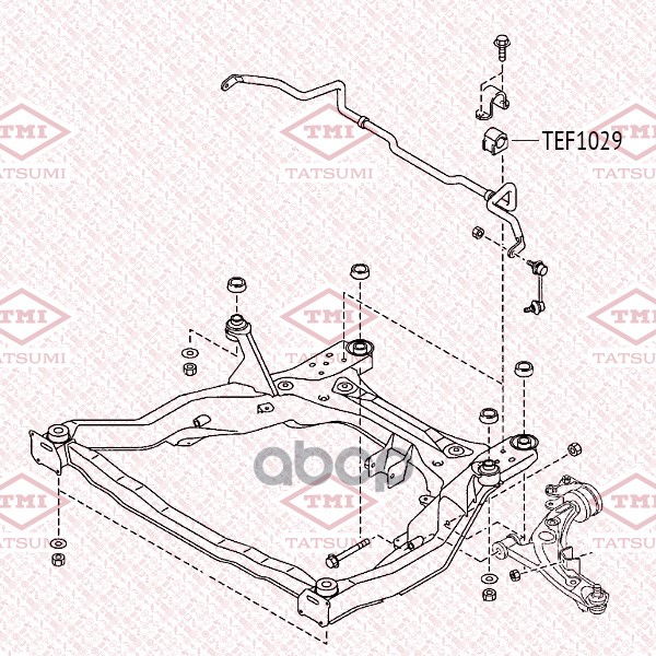 Втулка Стабилизатора Mazda Cx-7 07-> TATSUMI арт. TEF1029