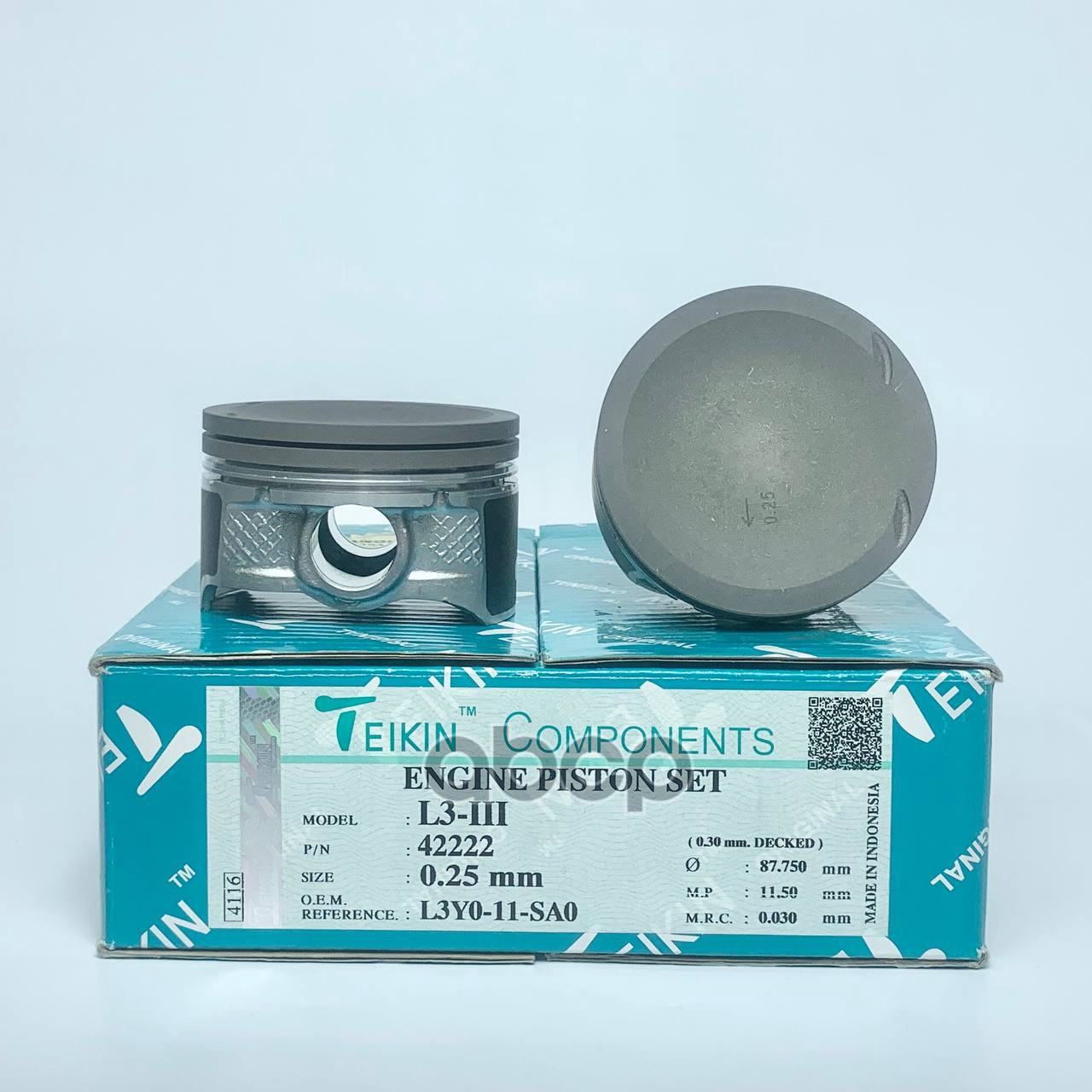 Поршень без колец ( цена за 1 шт) Mazda CX-7 2.3 L3 2006 d87.5+0.25 (L3Y0-11-SA0) TEIKIN арт. 42222025