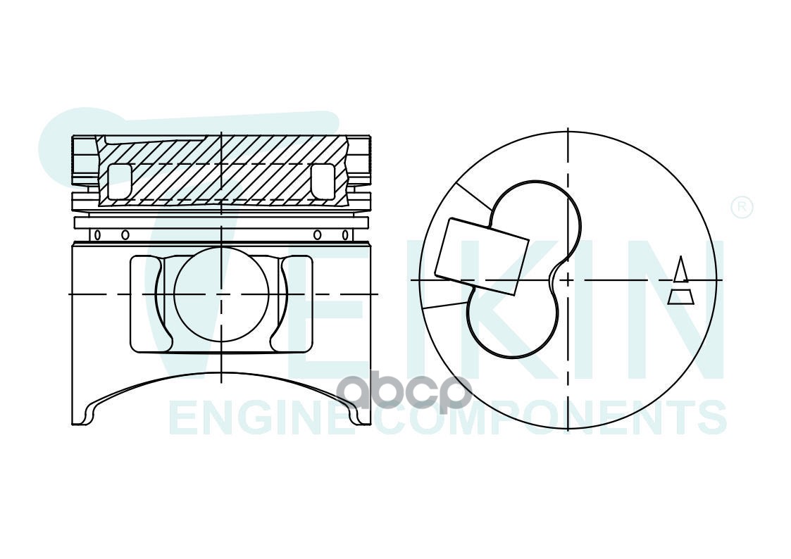 Поршень Двигателя 43242Ag Std 4Шт Упак) Teikin 43242Agstd TEIKIN арт. 43242AGSTD