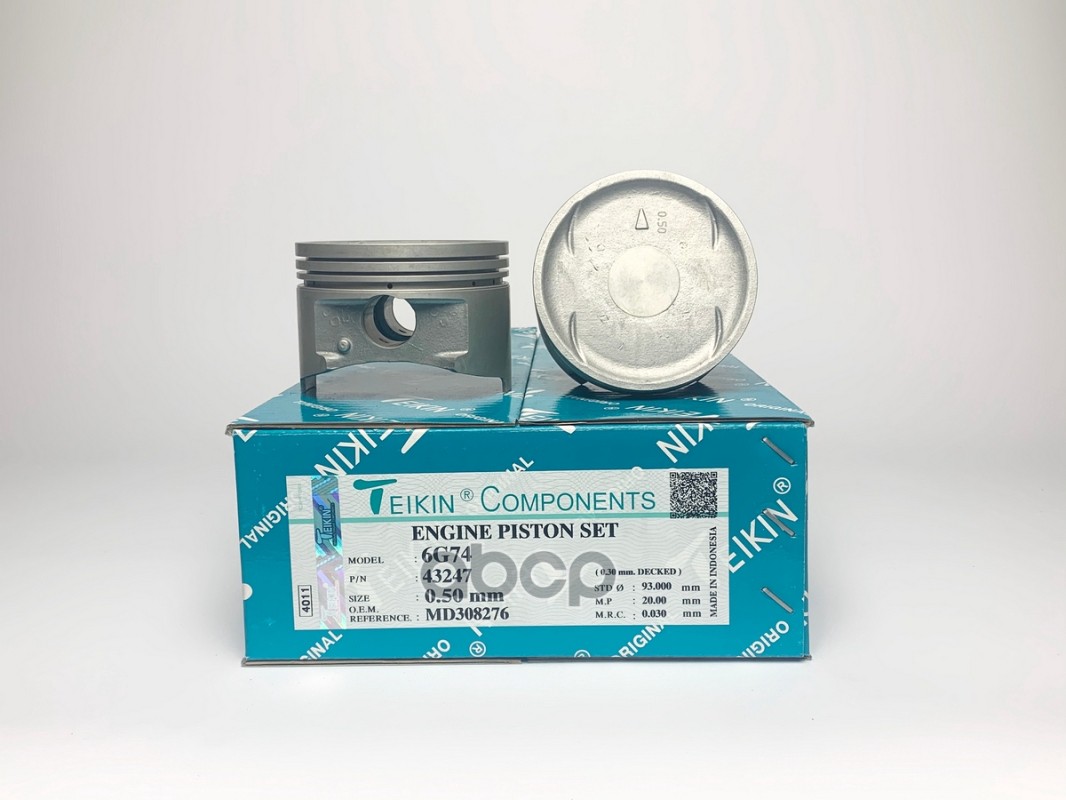 Поршень (0.5/ к-т 6 шт) Mitsubishi Pajero 91-00 / Debonair 92-99 6G74 TEIKIN арт. 43247 050
