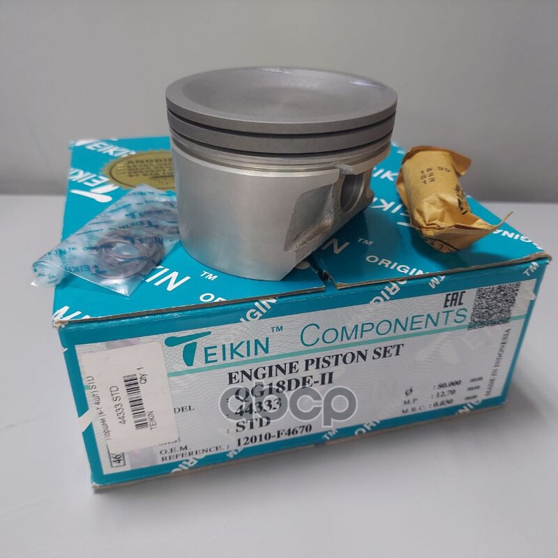 Поршень без колец ( цена за 1 шт) Nissan QG18DE DOHC 16V d80.0 STD (A2010-AU300) TEIKIN арт. 44333STD