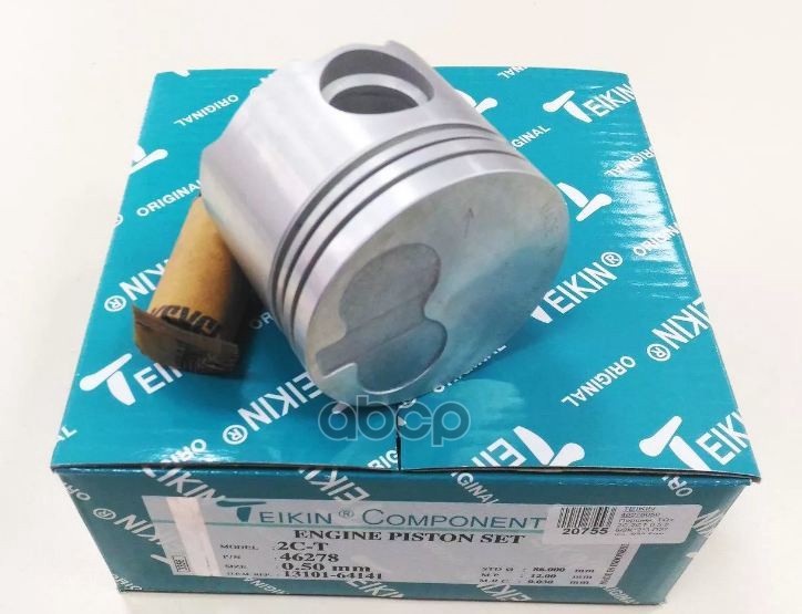 Поршень (0.5/ к-т 4 шт) Toyota Caldina (T190) 92-02 / Camry Japan 92-94 2C;2CT TEIKIN арт. 46278 050