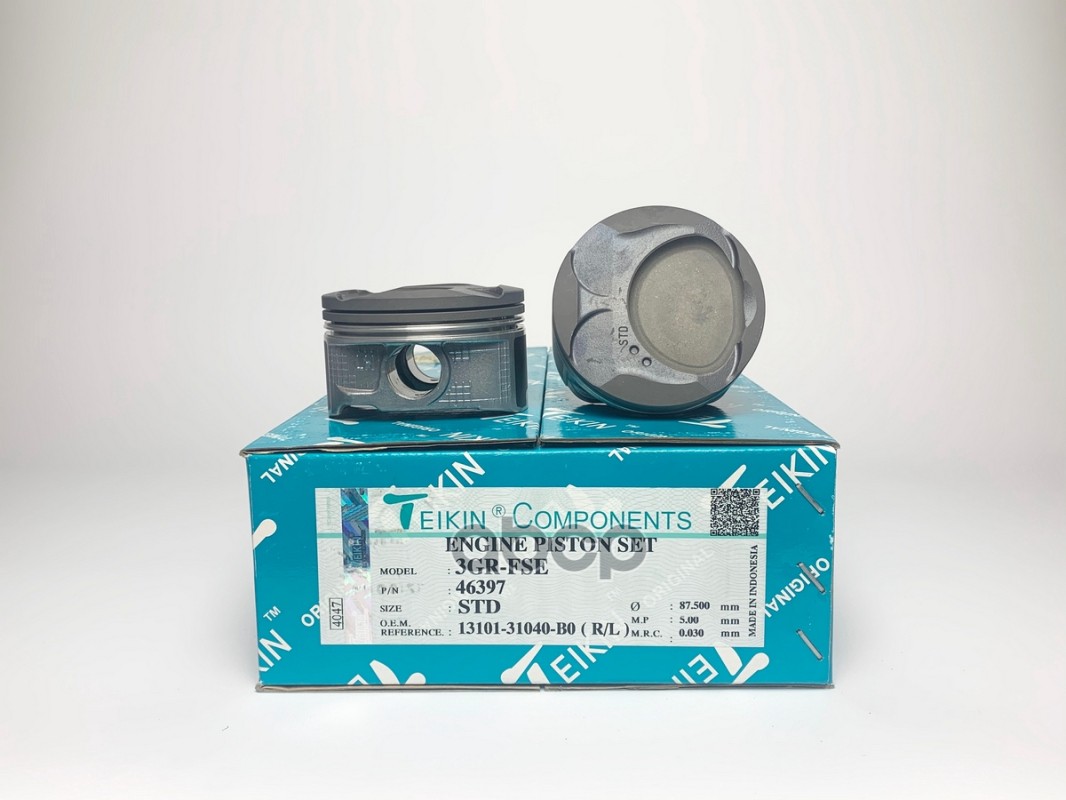 Поршень (STD/ к-т 6 шт) Toyota Crown 03-12 3GRFSE / Lexus GS 05-12 3GRFSE TEIKIN арт. 46397 STD