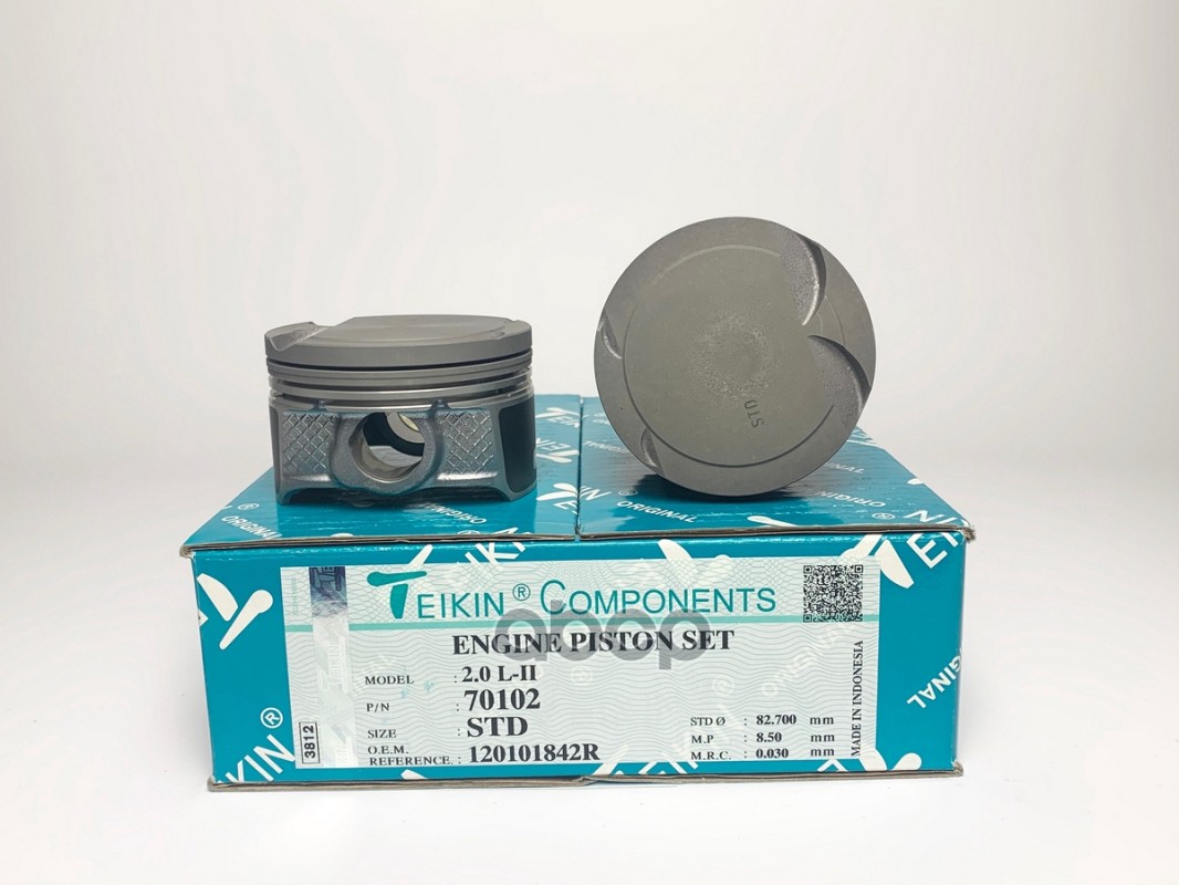 Поршень без колец ( цена за 1 шт) Renault 2.0 F4R400 (2011-) d82.7 STD (12 01 018 42R) TEIKIN арт. 70102STD