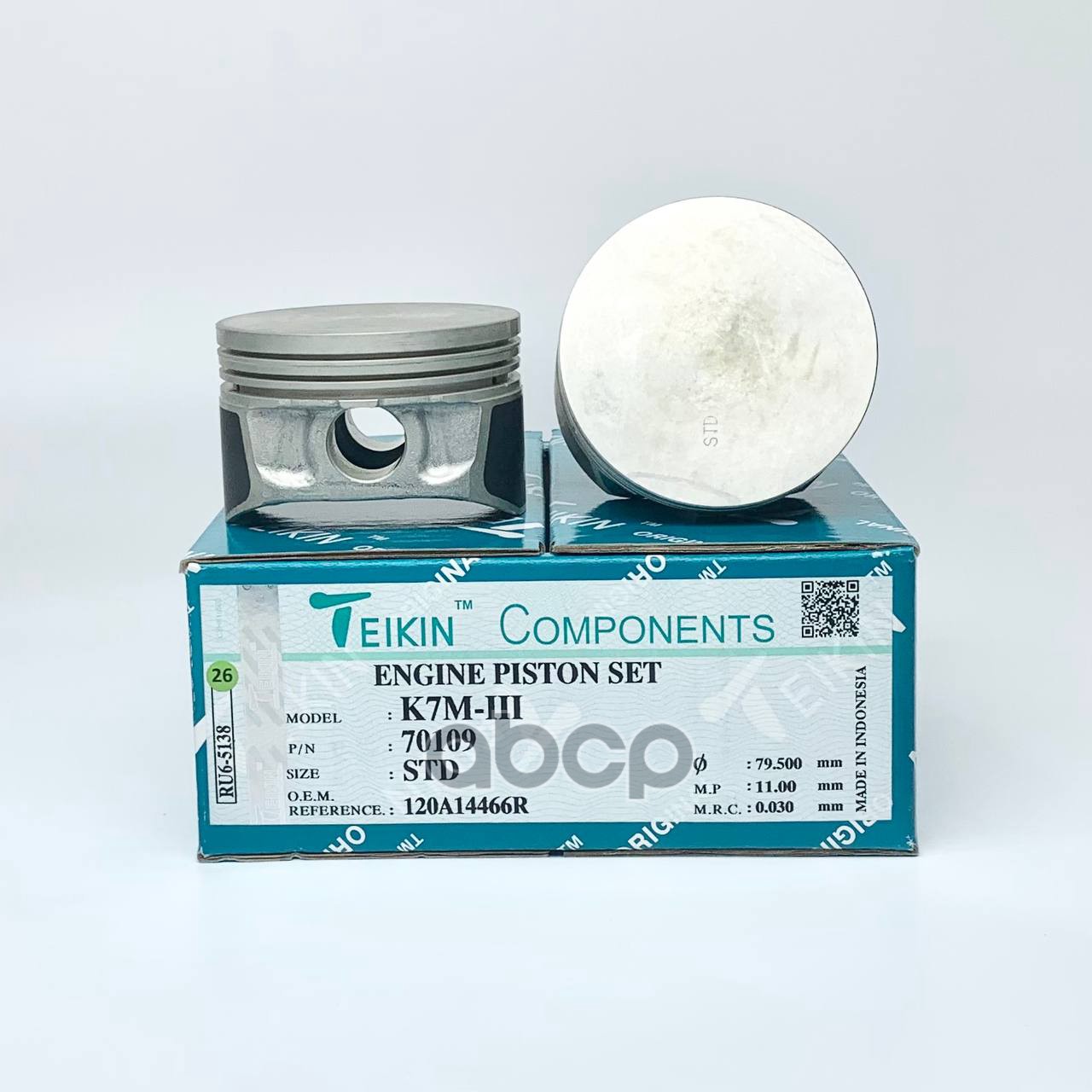 Поршень двигателя 70109 4штупак 70109STD TEIKIN арт. 70109STD