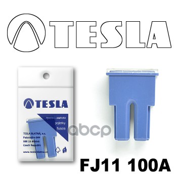 Предохранитель Fj11 100A Синий TESLA арт. FJ11 100A