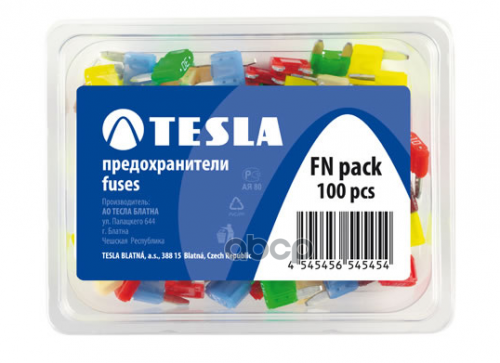 Предохранители флажковые мини 100 шт TESLA FN pack TESLA арт. FN pack