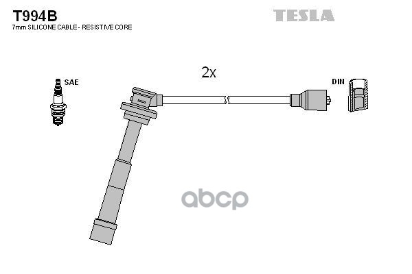 Провода Зажигания К T994b TESLA арт. T994B