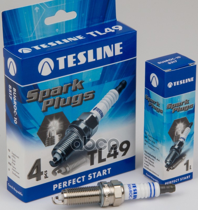 Свечи Зажигания К-Т 4 Шт.(1578) Lzkr6b-10E Газель Next Двиг. Умз А274, Hyundai Solaris Двиг.1 Tesla Tl49 TESLA арт. TL49