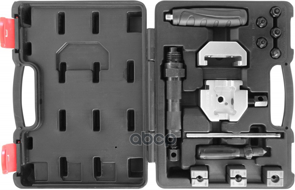 Набор Для Развальцовки Трубок С Гидравлическим Приводом, Матрици И Пуансоны 4.75/5.00/6.35Мм Типы D,E,F 16 Предметов THORVIK ...