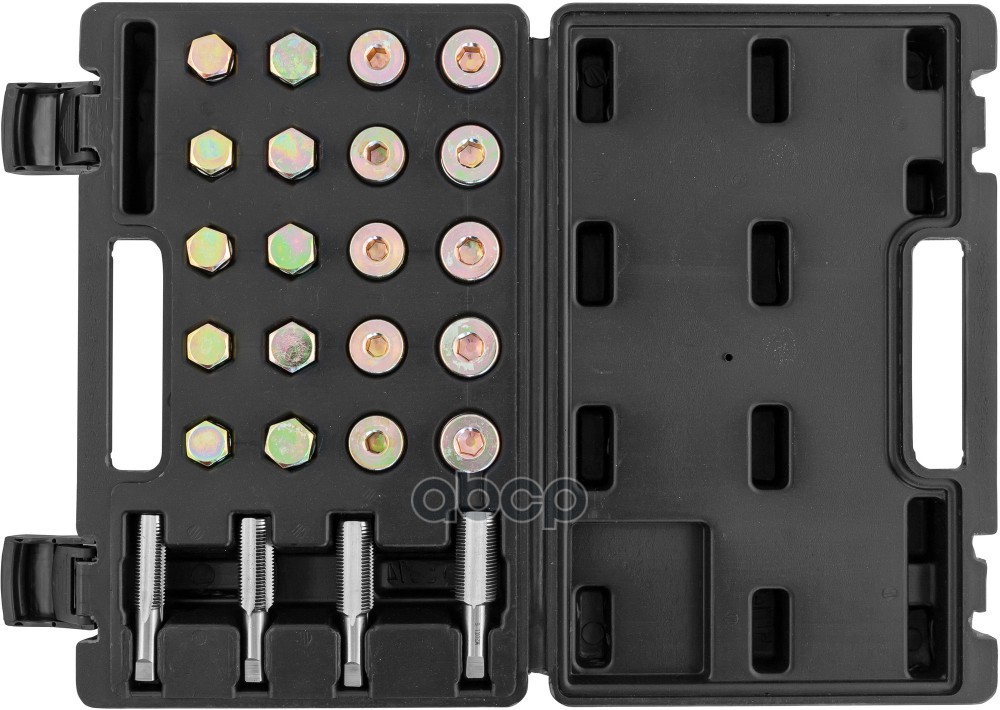 Набор Для Ремонта Масляных Пробок 64 Пр: Метчики М13-М20 Пробки, Вставки THORVIK арт. ODPRK1320