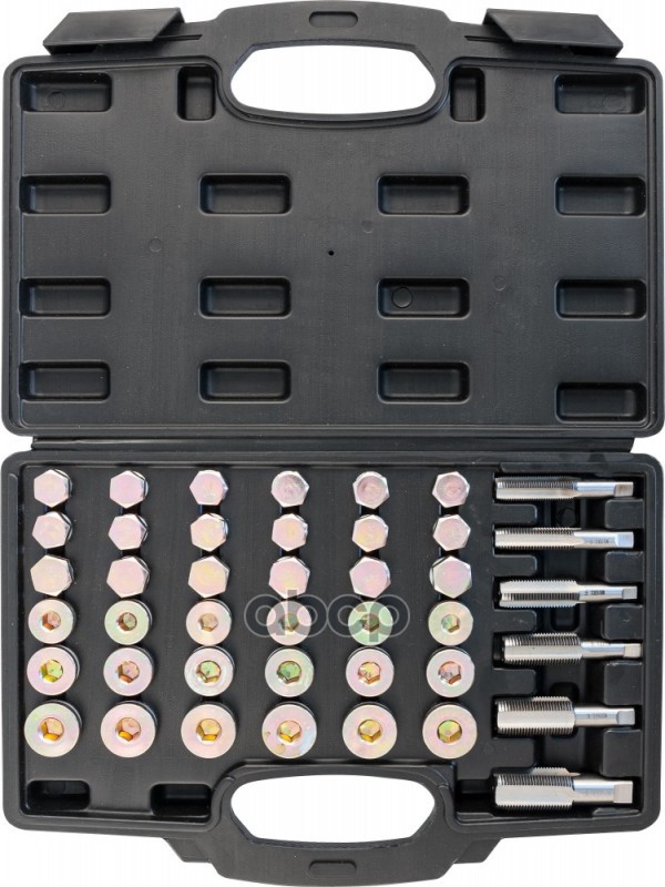 Набор Для Ремонта Масляных Пробок 114 Пр: Метчики М13-М22 Пробки, Вставки THORVIK арт. ODPRK1322