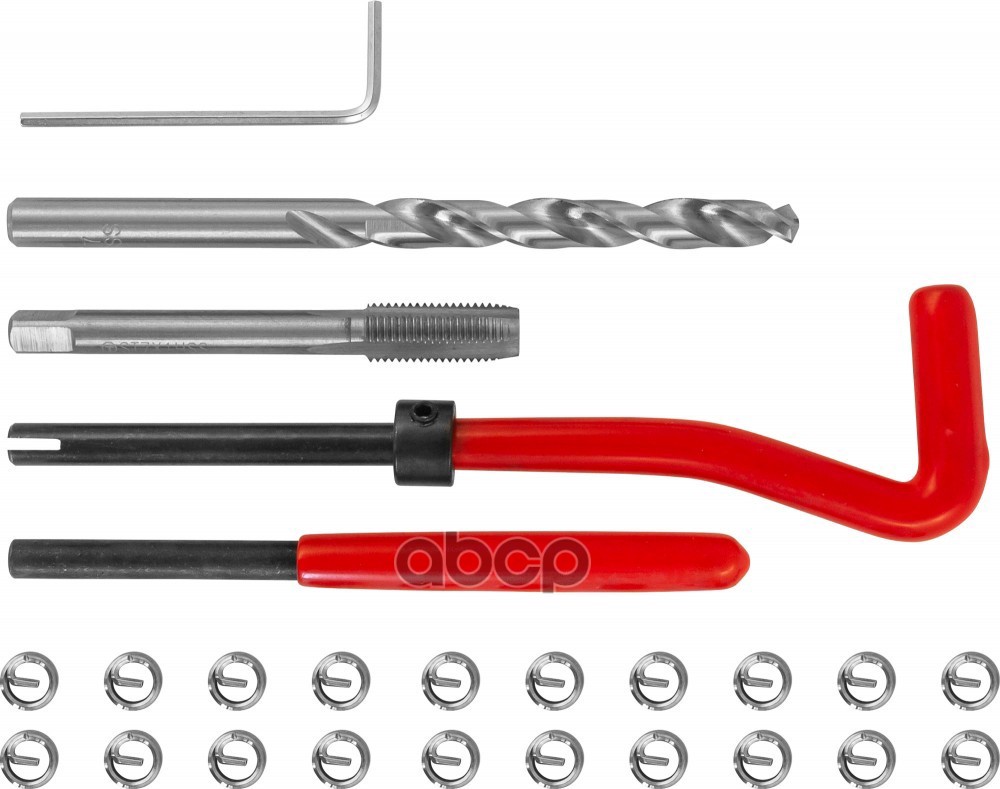 Набор Для Восстановления Резьбы M7x1.0, 25 Предметов THORVIK арт. TRIS710
