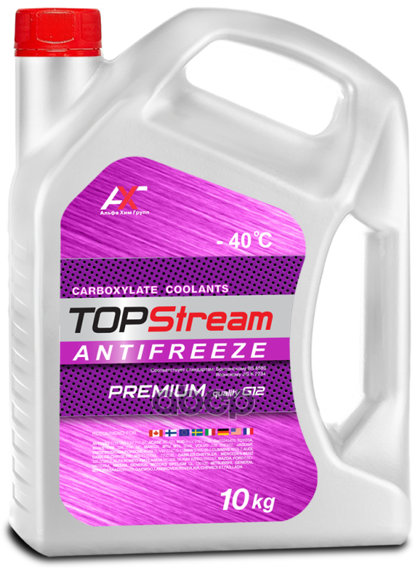 Антифриз Topstream Premium G12 10 Л TOPStream арт. ats00010