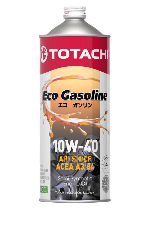 TOTACHI Масло моторное TOTACHI Eco Gasoline 10W-40 полусинтетическое 1 л 4589904934902