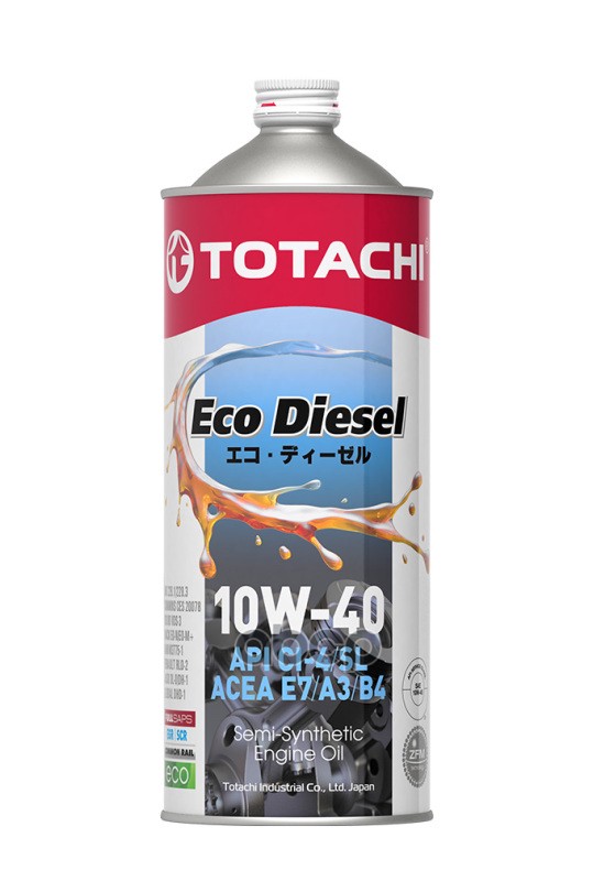 TOTACHI Масло Моторное Totachi Eco Diesel Semi-Synthetic Ci-4/Sl 10W-40 1Л (4562374690516) 11201