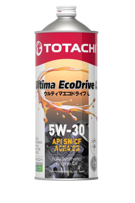 TOTACHI Масло моторное синтетическое Ultima EcoDrive L 5W30 SN/CF, C3 1л
